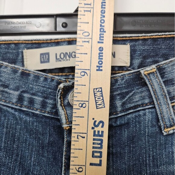 Gap Jeans Women’s 6 (30x32) Long & Lean Stretch Blue Denim Mid Rise Bootcut GUC - Picture 7 of 9